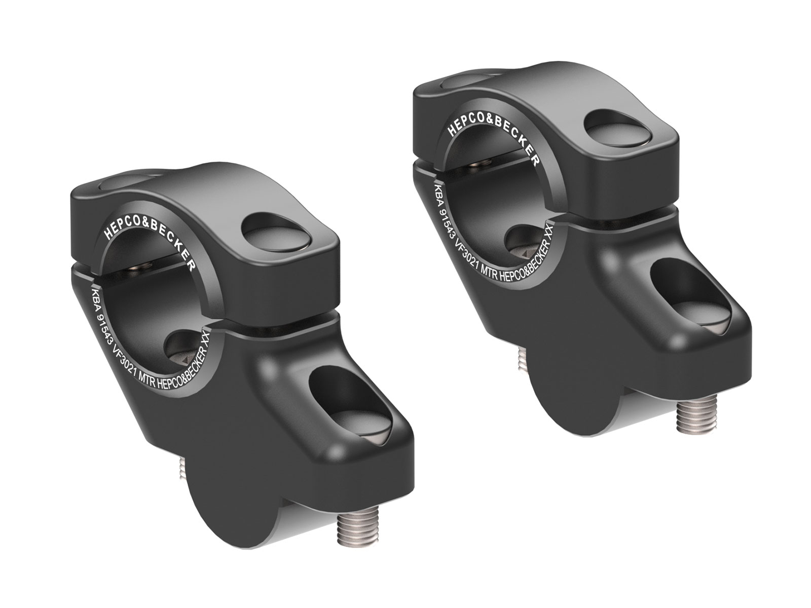 Lenkererhöhung H=30 mm mit Versatz 21 mm zurück für Honda VFR 1200 X Crosstourer (12-20)