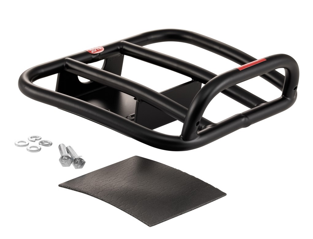 Gepäckträger hinten 70's für Vespa GTS /​ GTS Super HPE 125-300 ('19-), schwarz matt