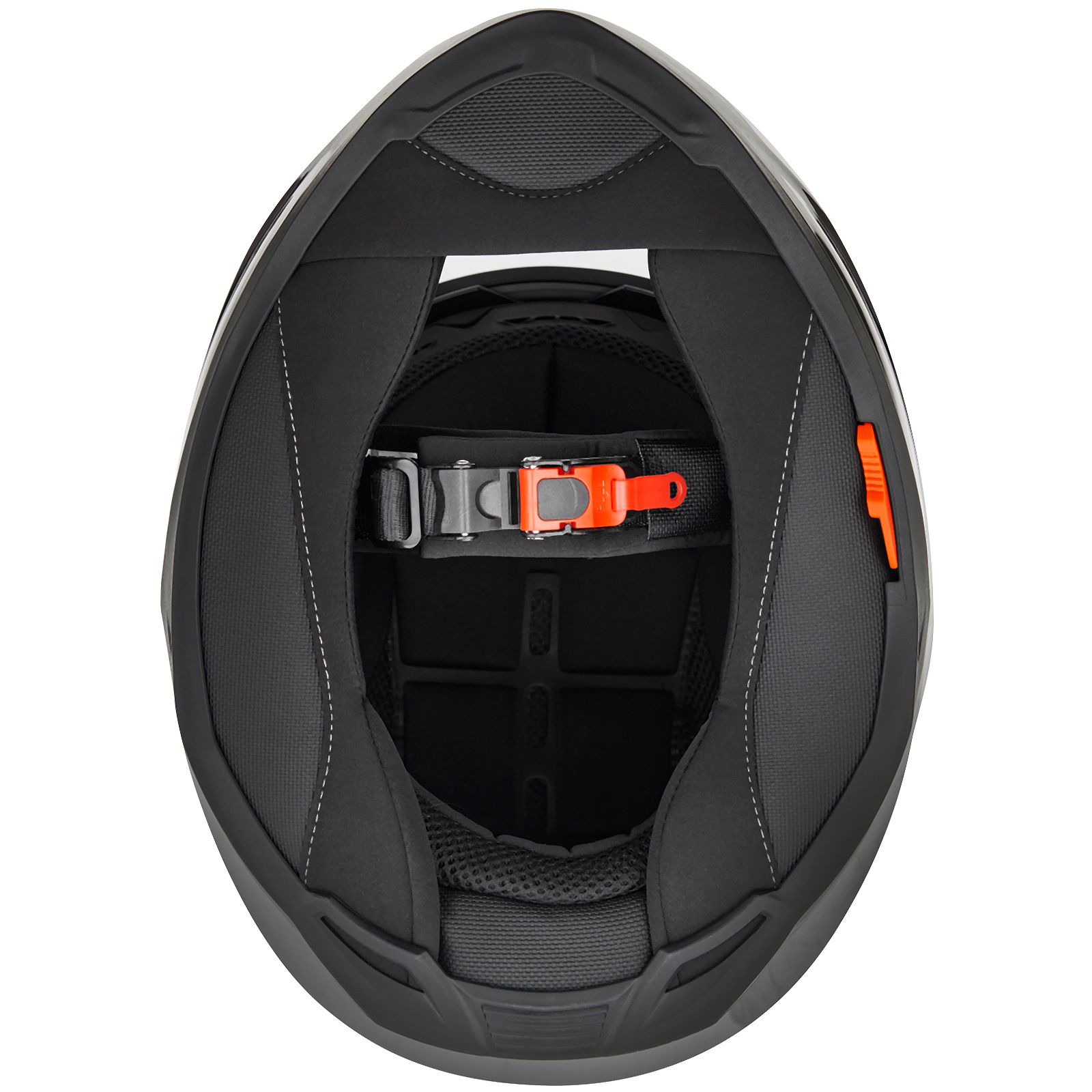 Germot Integralhelm GM 330, matt-schwarz/weiß