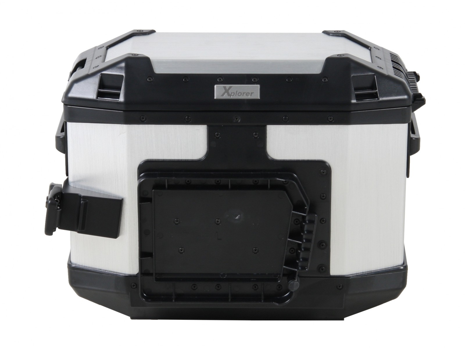 Seitenkoffer Alu Xplorer 30 silber Hepco & Becker