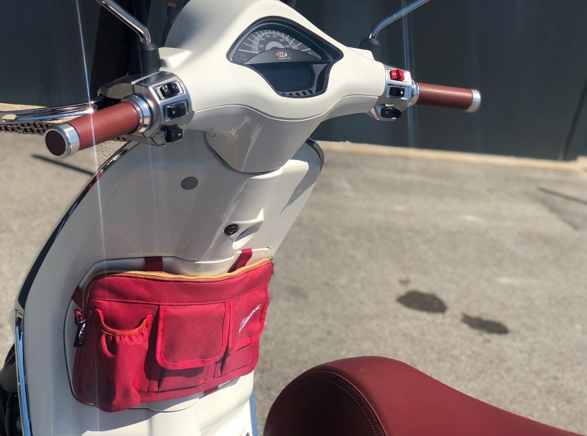 Tasche "Classic" für Gepäckfach/Handschuhfach Vespa - rot, Nylon