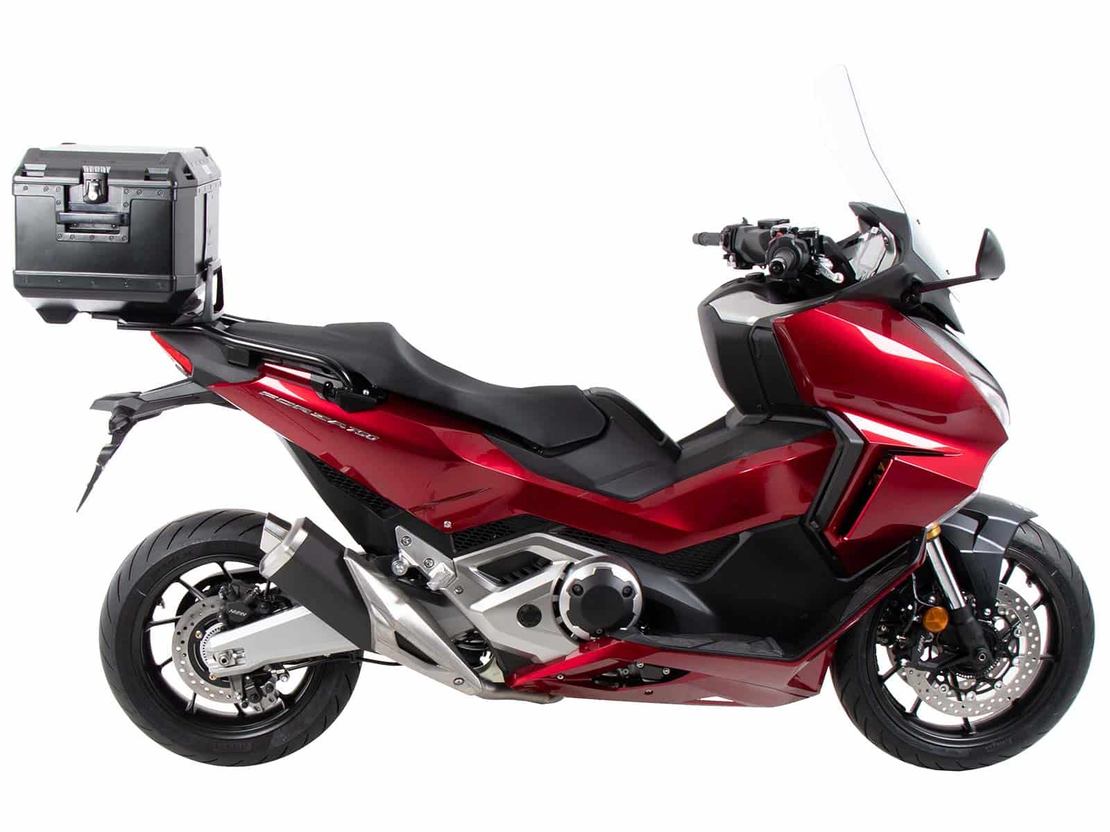 Alurack Topcaseträger schwarz für Honda NSS 750 Forza (21-) Hepco & Becker