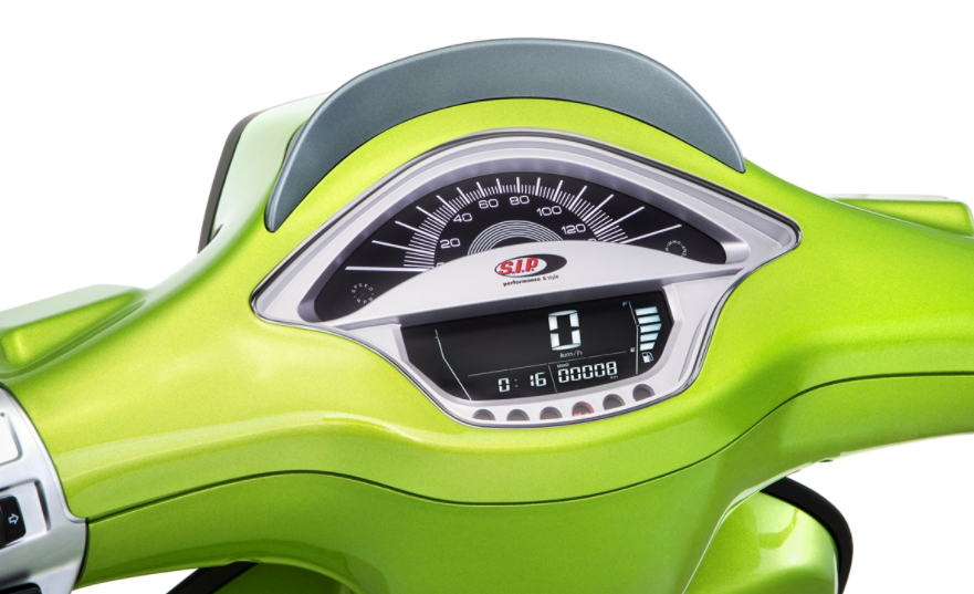 Drehzahlmesser/Tacho für Vespa Primavera/​Sprint 50-150ccm 2T/​4T AC, silber