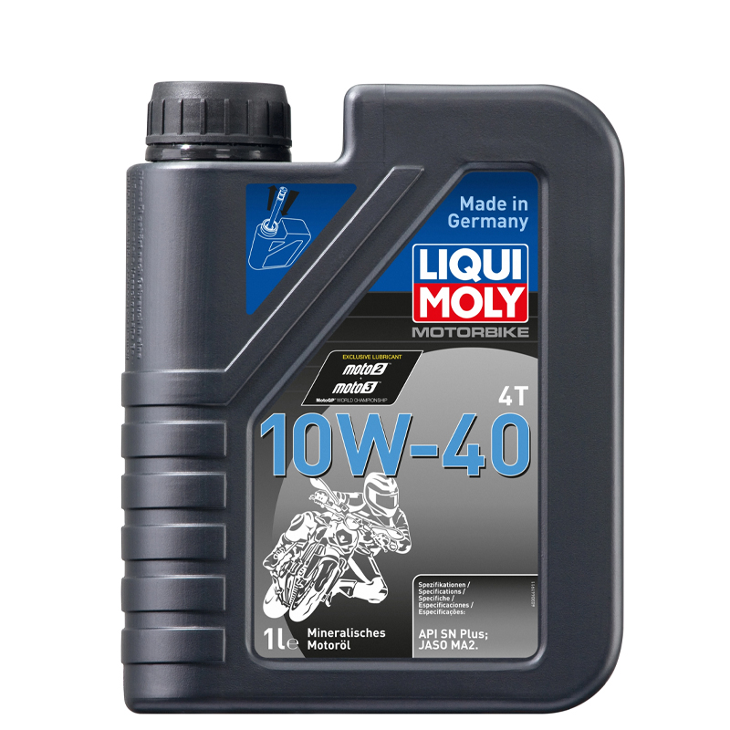 Liqui Moly Motoröl 4-Takt, 1 l, SAE 10W-40, mineralisch