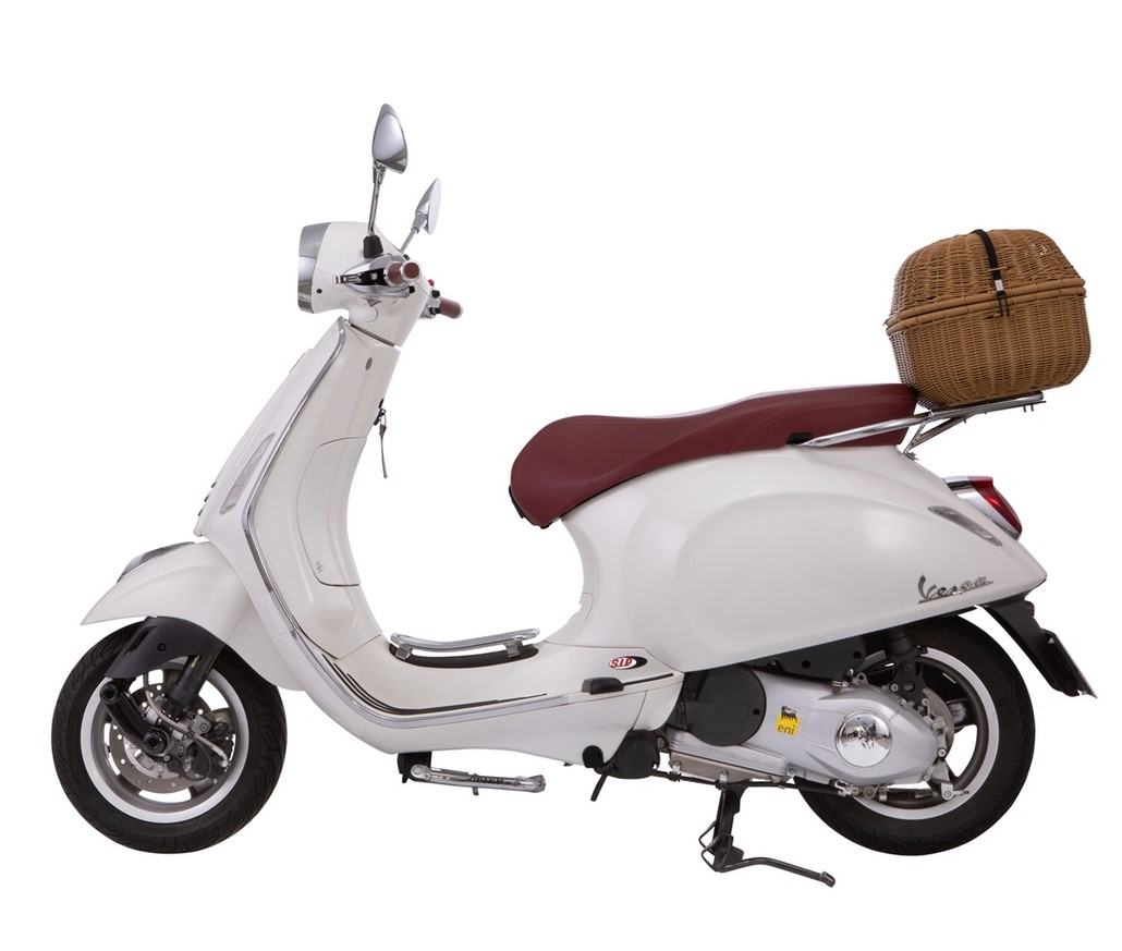 Gepäckkorb Kit Classic für Vespa GTS/​GTV/GT60  125-300ccm, braun