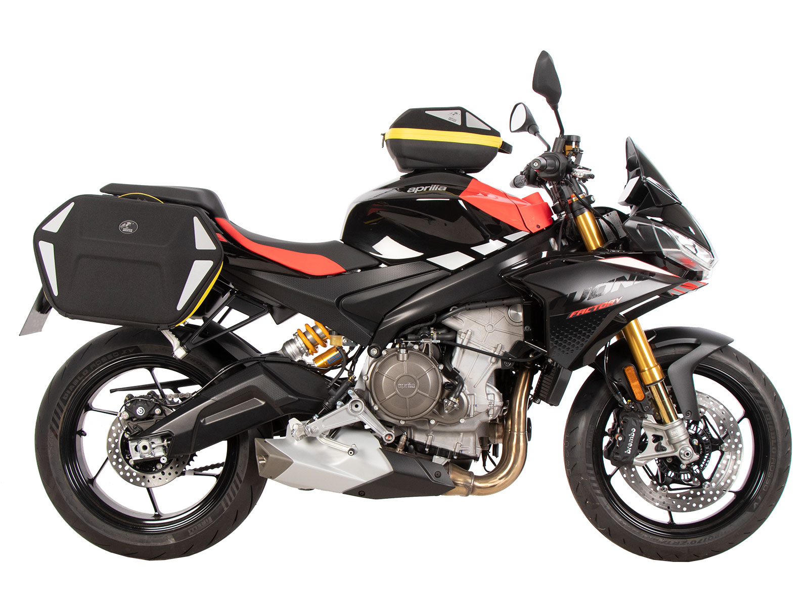 C-Bow Seitenträger schwarz für Aprilia Tuono 660 Factory (22-) Hepco & Becker