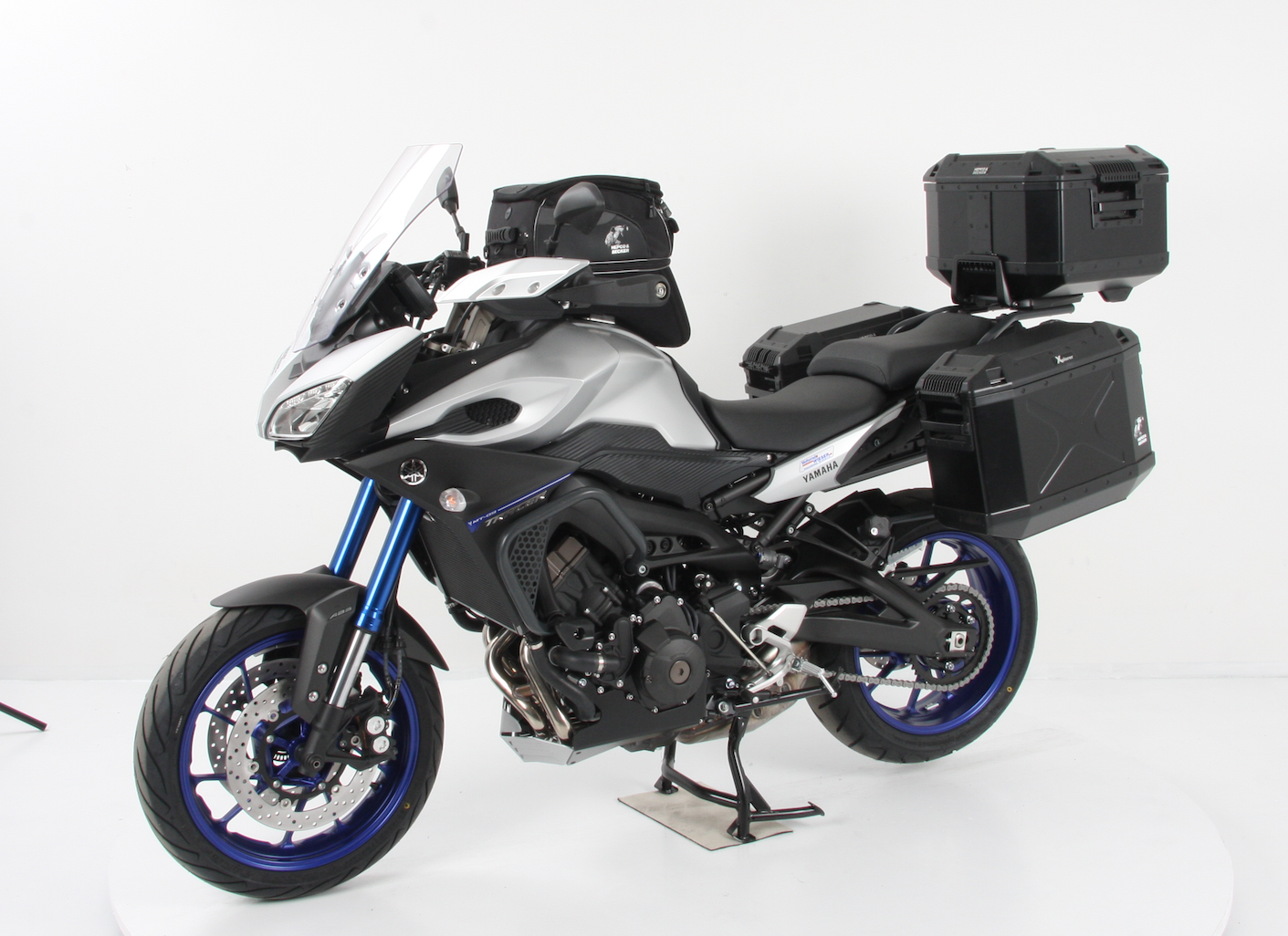 Alurack Topcase-Träger anthrazit für Yamaha MT-09 Tracer ABS (Bj.15-) Hepco & Becker