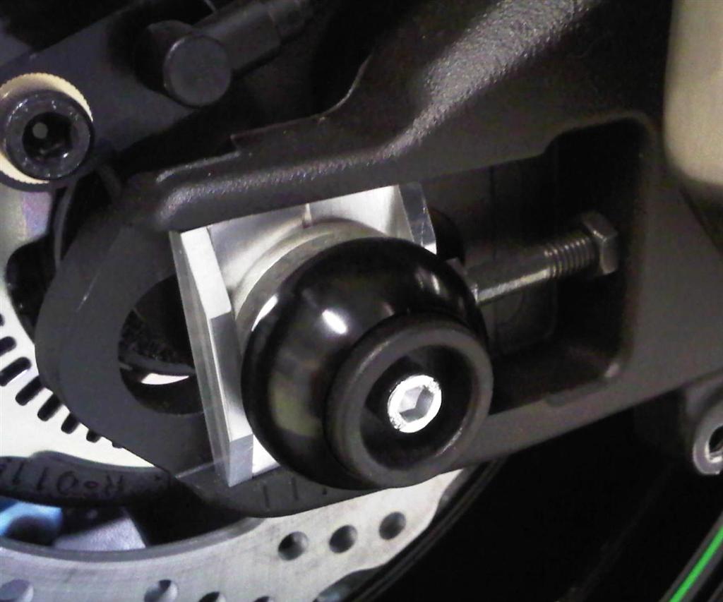 Achsen-Protektoren "Ball" hinten Ninja ZX-10R 2015 Original Kawasaki