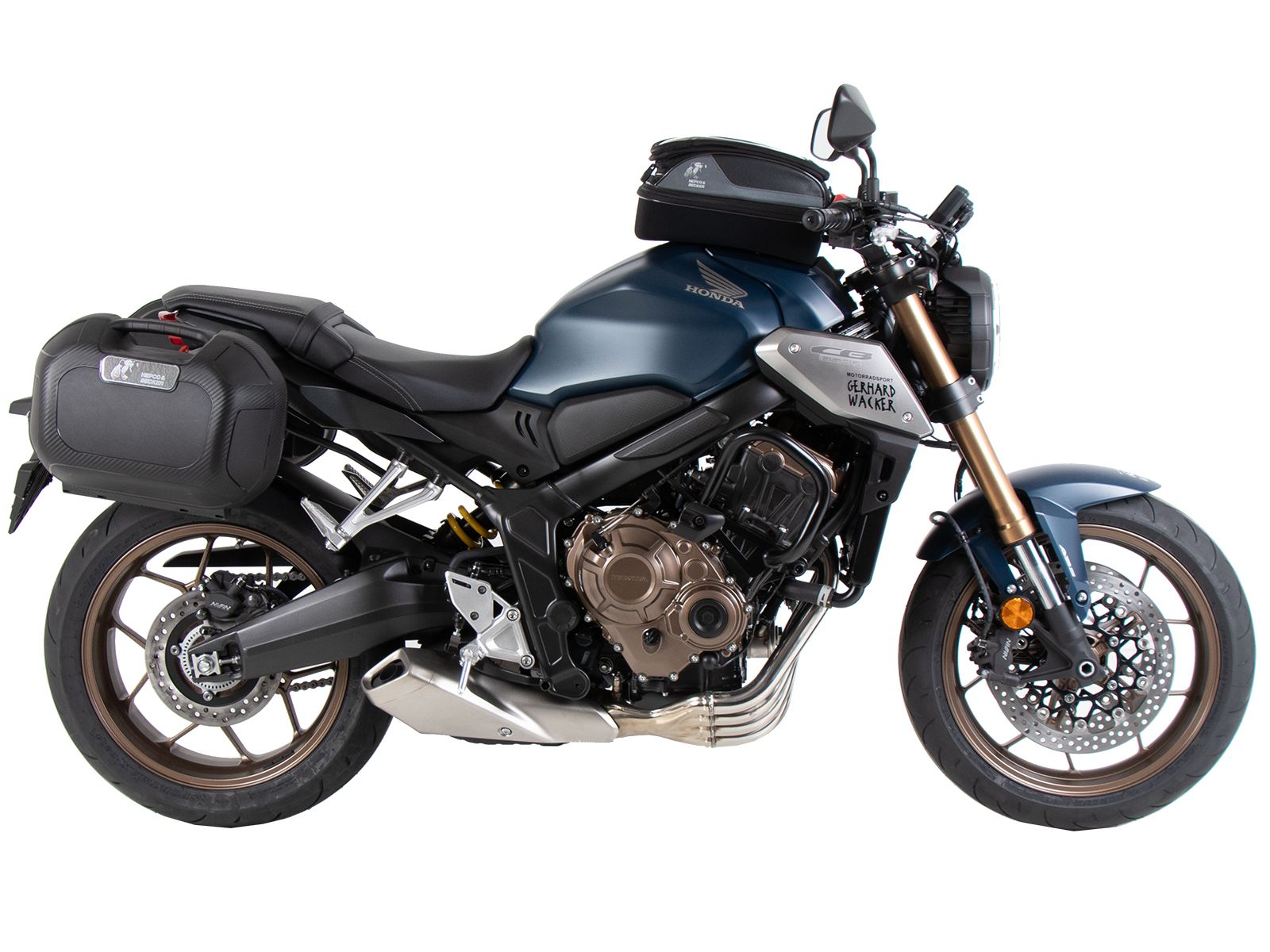 C-Bow Seitenträger schwarz Honda CB 650 R (21-23) Hepco & Becker