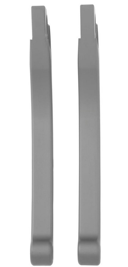 Sporthebel Set Bremse ZELIONI für Vespa, rechts und links, grau matt
