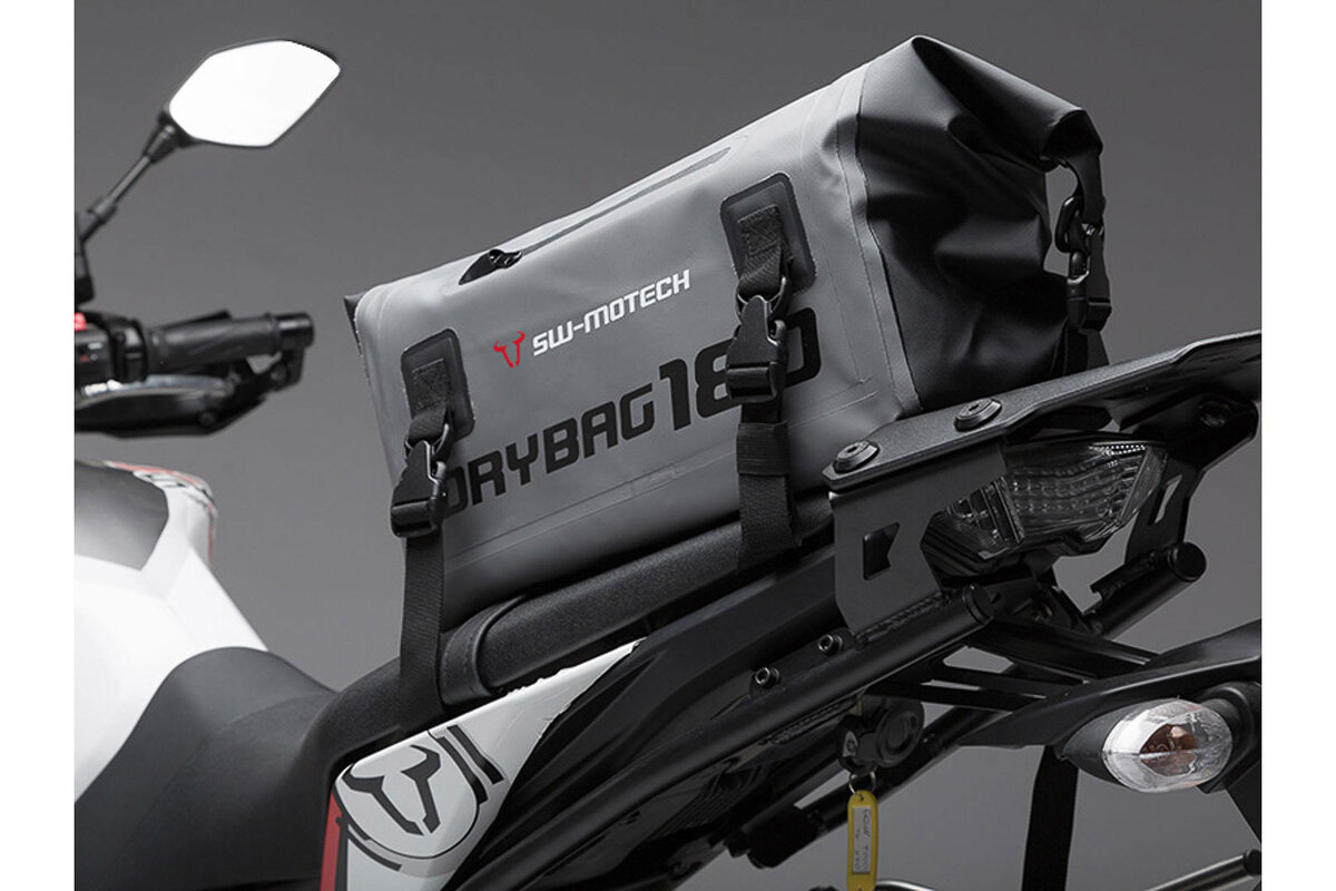 SW-Motech Drybag 180 Hecktasche für Aprilia NA 850 Mana, grau / schwarz