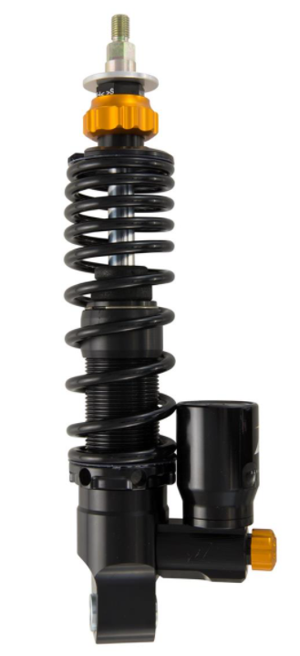 Stoßdämpfer "Black Edition", vorne für Vespa Primavera/​Sprint 50 -150ccm 2T/​4T AC, schwarz