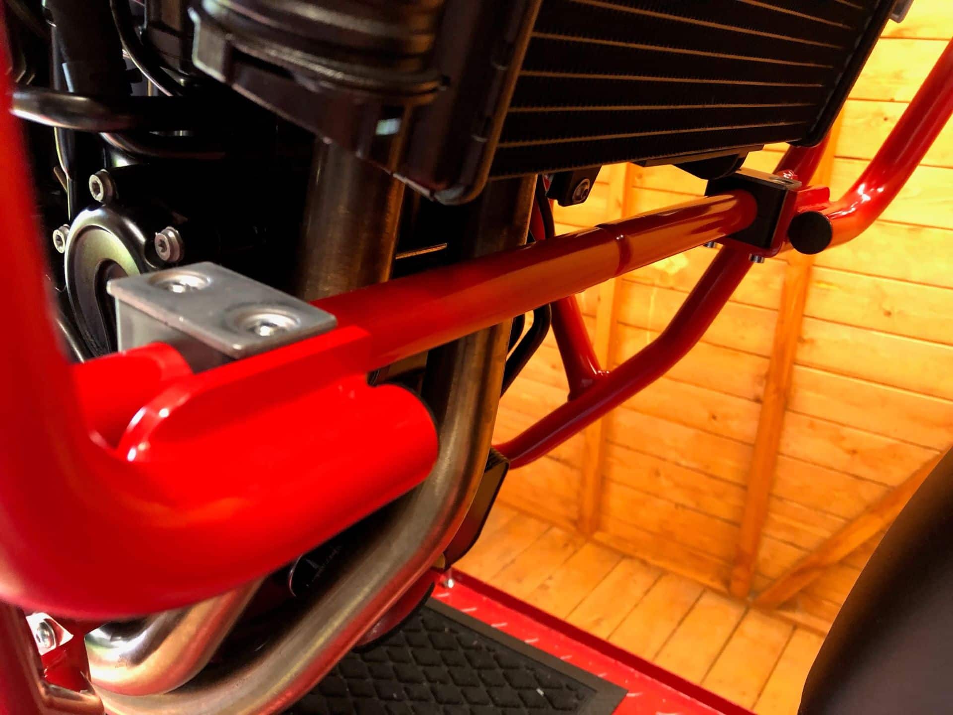 Motorschutzbügel rot für BMW F 650 GS Twin /F 700 GS Hepco & Becker