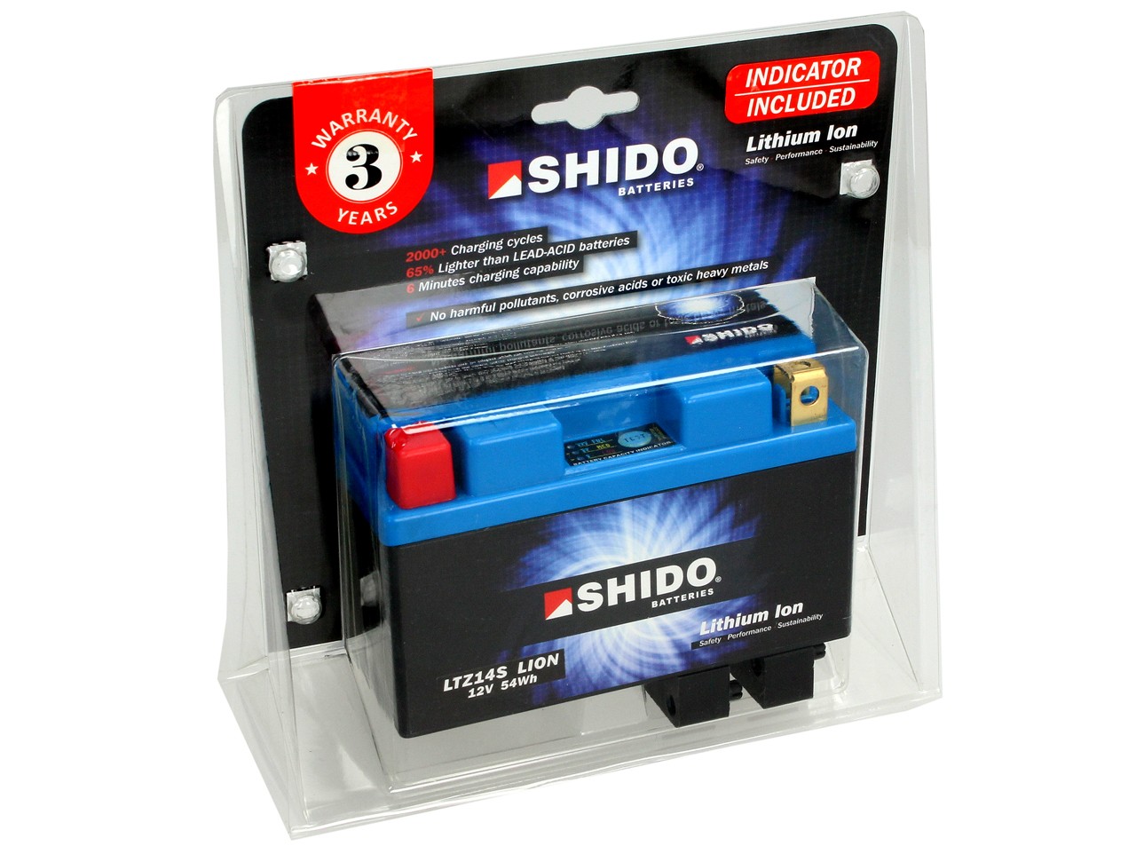 Shido Batterie LTZ14S, 12 V, 5 A, Lithium Ion