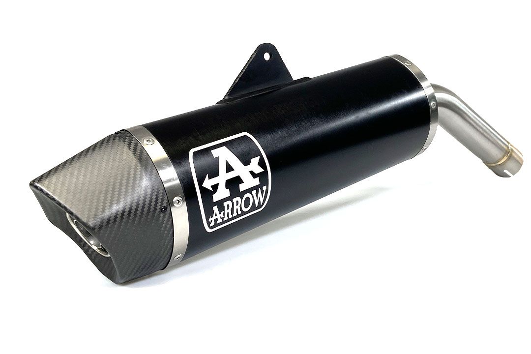 ARROW Auspuff MAXI RACE TECH für BMW F850GS 2018-, Aluminium, schwarz