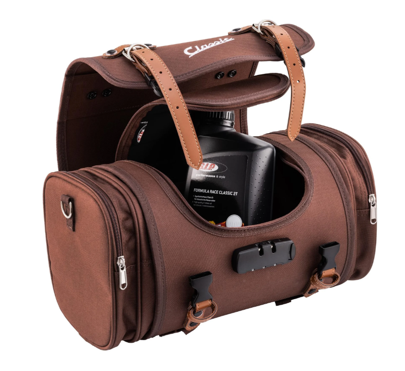 Tasche "Classic" klein für Vespa, Nylon, tobacco braun