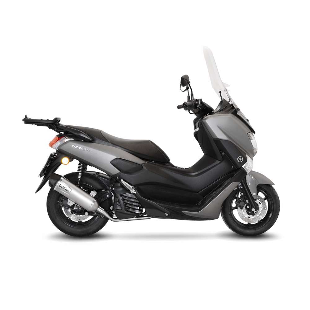 LeoVince Komplettanlage LV One Evo für Yamaha GPD 125 N-Max, Edelstahl silber, Euro4, ABE