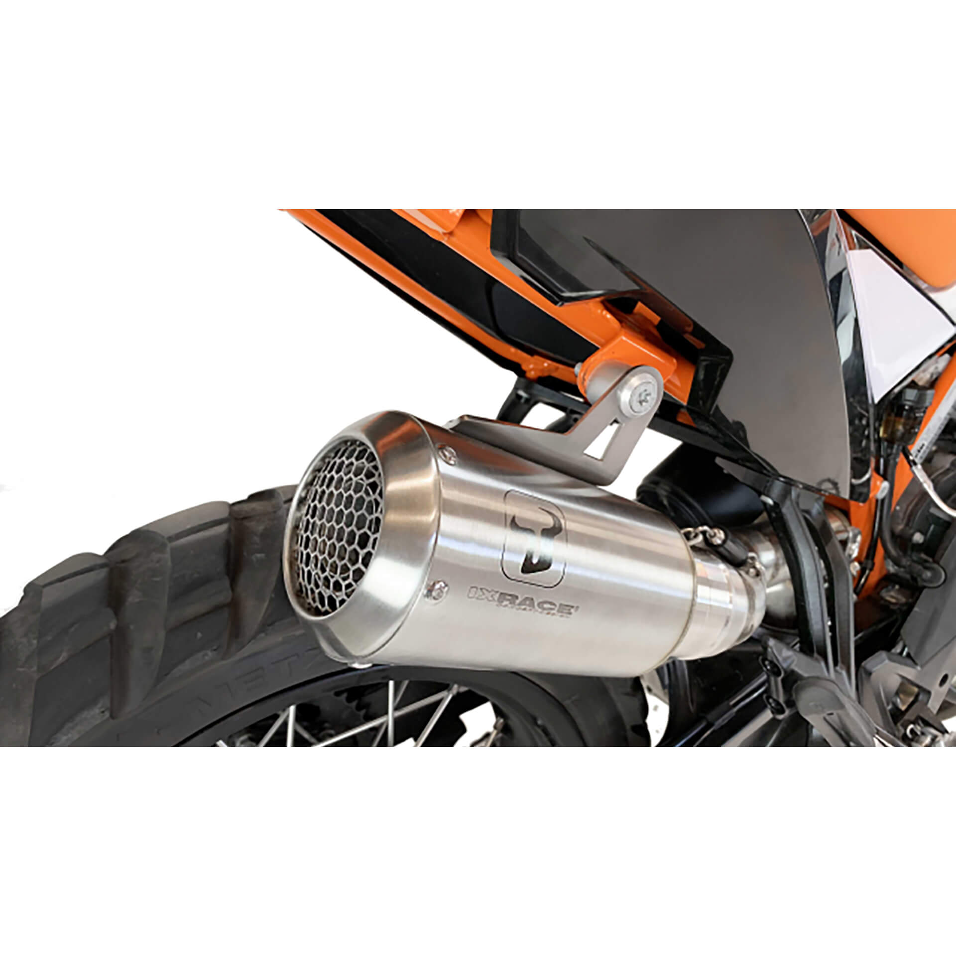IXRACE MK2 Endtopf KTM 790 /890 Adventure, Edelstahl, E-geprüft, Euro4+5