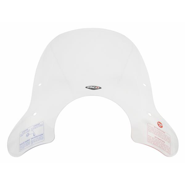 Windschild klar FACO für für Vespa GTS/​GTS Super/​GT/​GT L 125-300ccm, klar