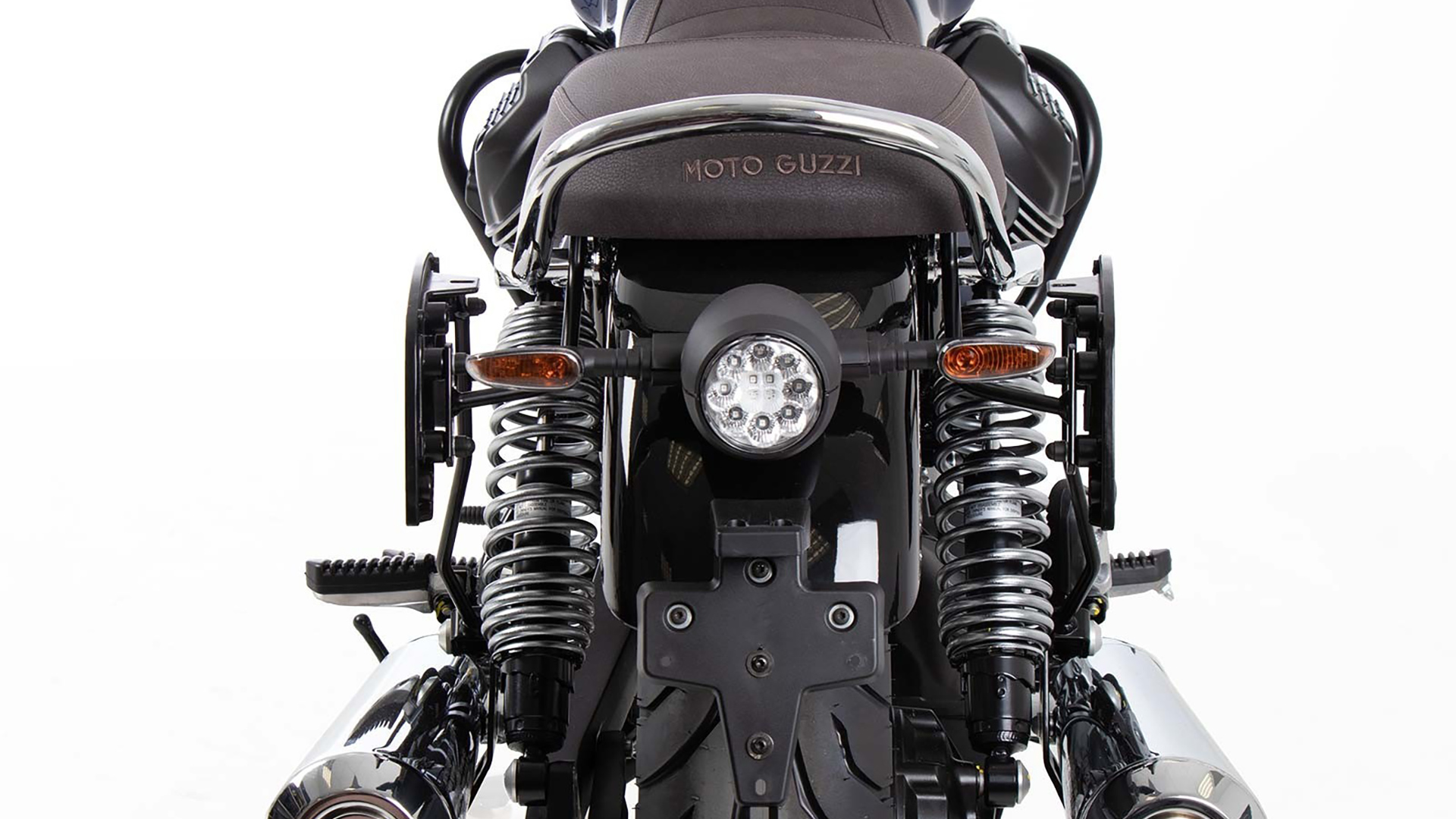 C-Bow Seitenträger schwarz für Moto Guzzi V7 850 Special/Stone/Centenario (21-24) Hepco & Becker