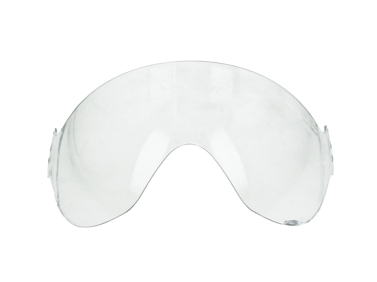 Helmo Milano Visier, kurz, klar, kratzfest, beschlaghemmend