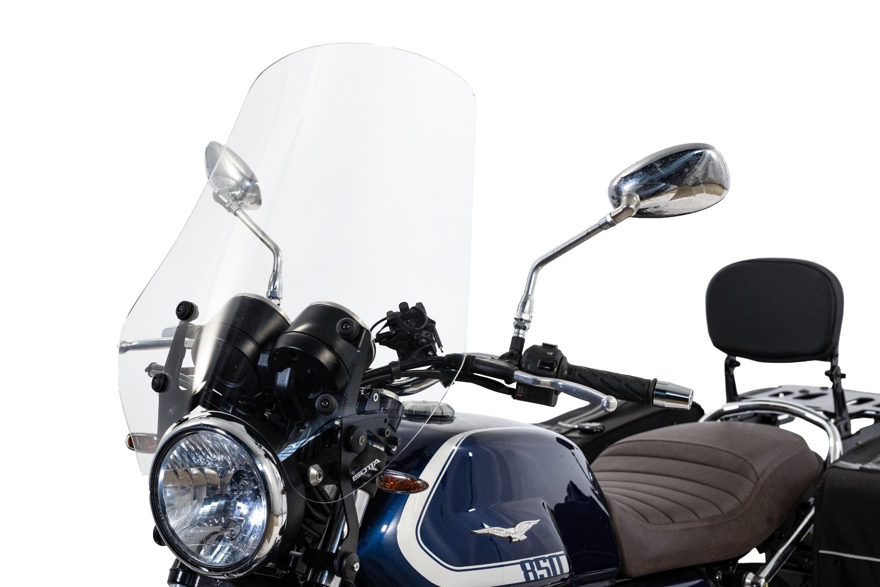Hohe Windschutzscheibe klar für Moto Guzzi V7 850 Special (21-24)
