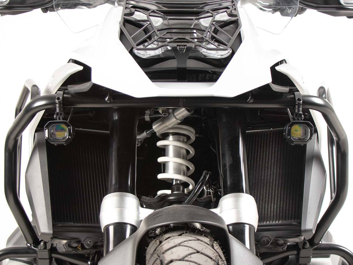 LED Zusatzscheinwerfer Nova inkl. Universalbefestigung für Röhre Ø18-25mm Hepco & Becker