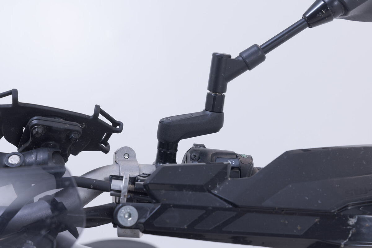 SW-Motech Spiegelverlängerung schwarz, max. Verlegung 40 mm, für BMW G 310 GS /R