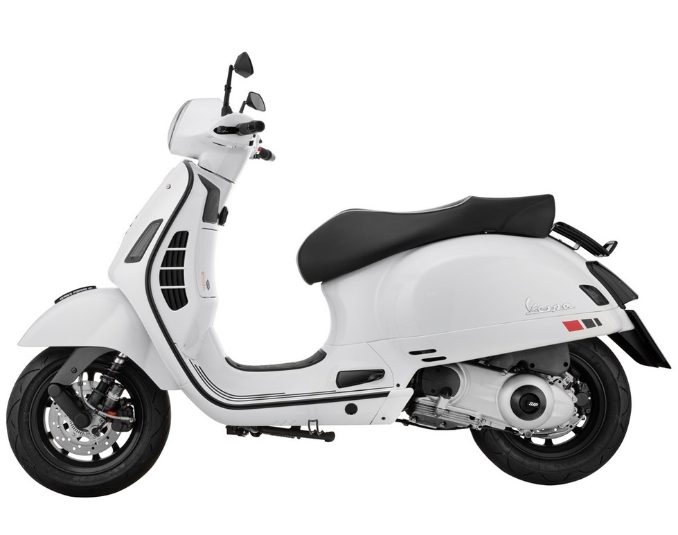 Rahmen Rücklicht für Vespa GTS/​GTS Super HPE 125/​300 ('19-), schwarz glänzend