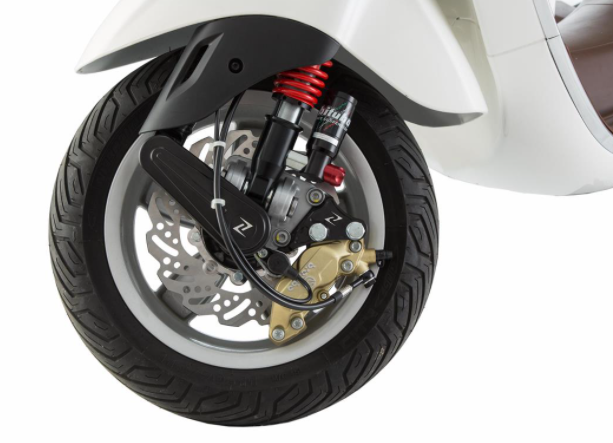 Adapter für BREMBO Bremszange, vorne für Vespa Primavera/​Sprint 50-150ccm, schwarz