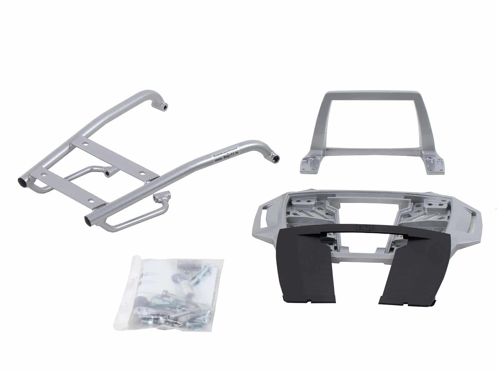 Alurack Topcase-Träger silber für BMW R 1200 GS (04-07) Hepco & Becker