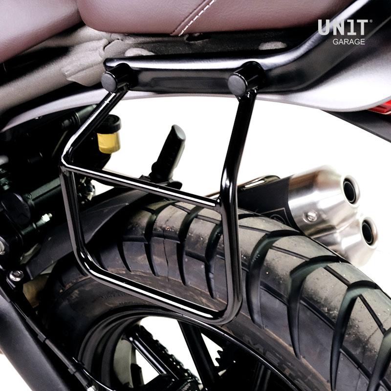 Unit Garage Seitentaschenhalter links - Triumph Speed 400 / Scrambler 400