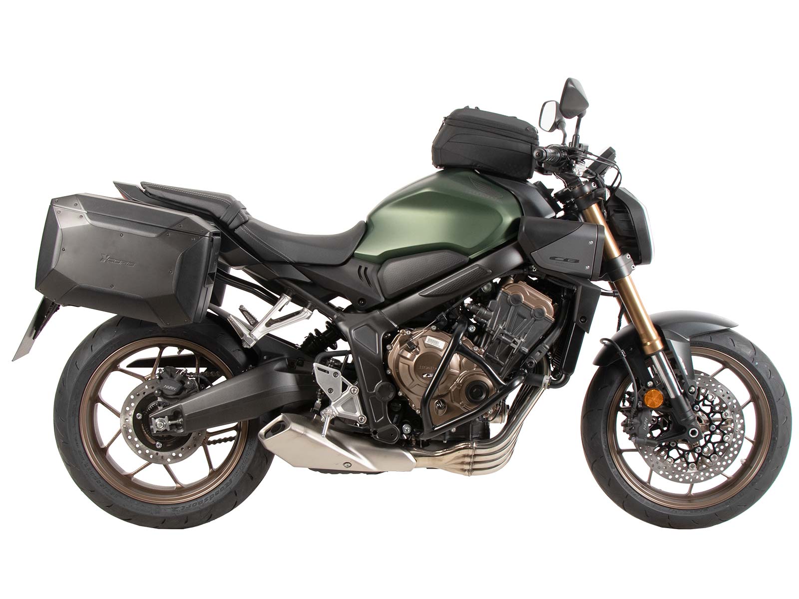 C-Bow Seitenträger schwarz für Honda CB 650 R / E-Clutch (24-) Hepco & Becker