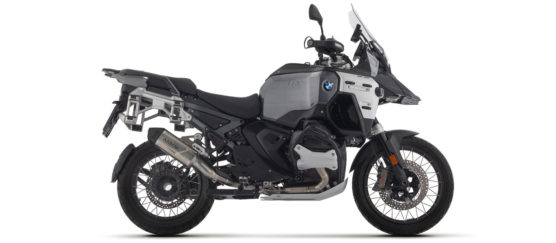 ARROW Auspuff INDY RACE EVO DARK Aluminium schwarz für BMW R 1300 GS /R 1300 R /R 1300 RS