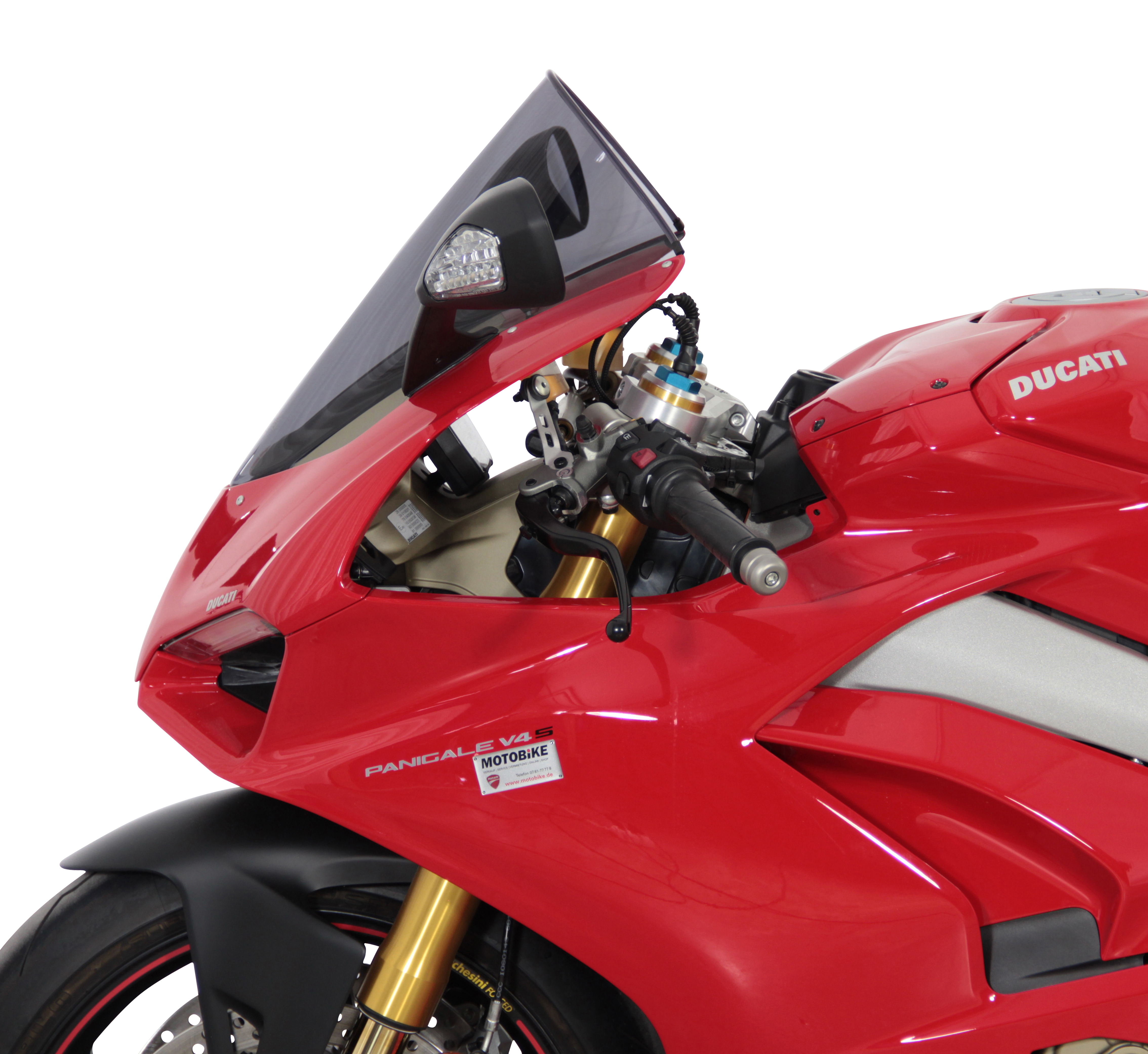 Racingscheibe "R" rauchgrau für Panigale V4 /R /S Orignal MRA