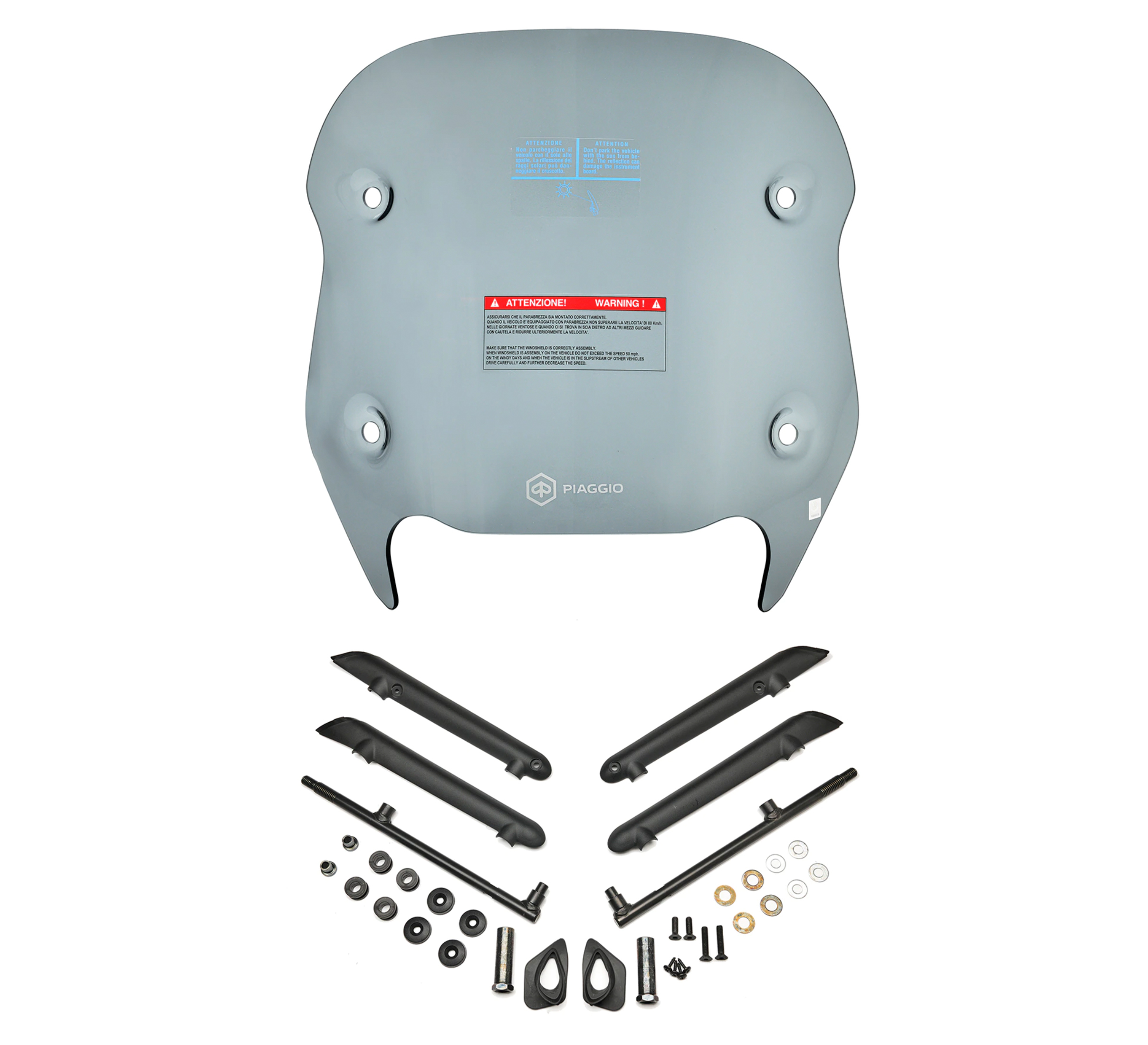 Flyscreen getönt für Beverly HPE Original Piaggio