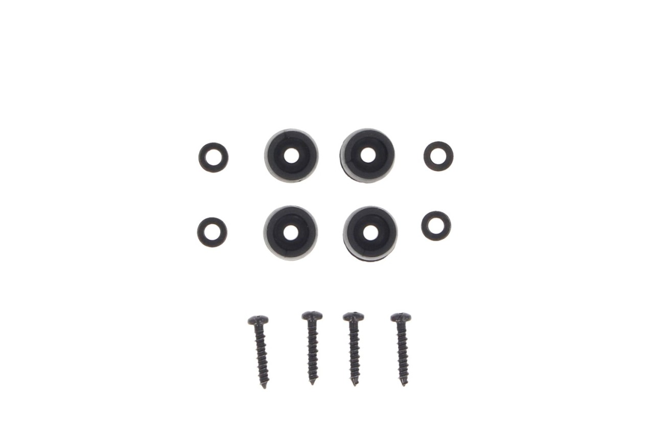 Rückenpolster anthrazit mit roter Naht für Topsase Aprilia SR GT 125 / 200