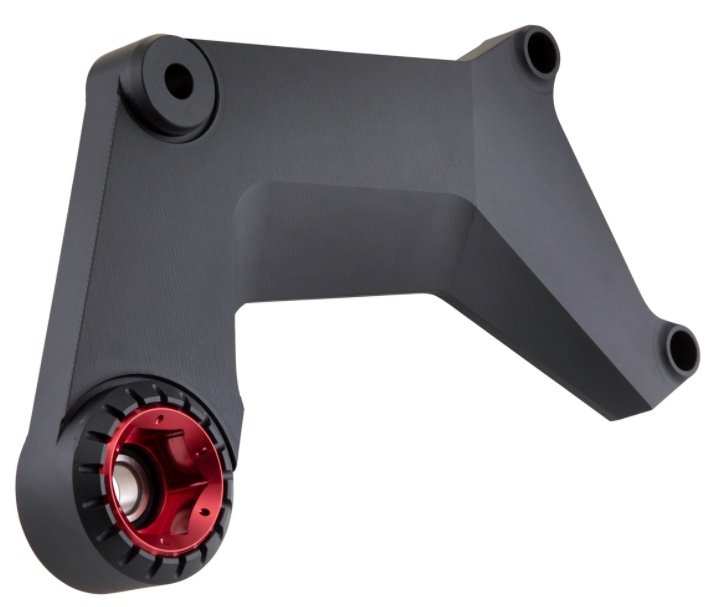 Schwingarm für Rennauspuff, hinten für Vespa GTS/​GTS Super/​GTV/​GT 60/​GT/​GT L ohne ABS, schwarz