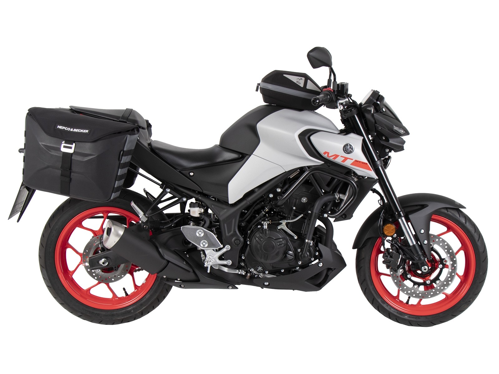 C-Bow Seitenträger schwarz für Yamaha MT-03 (Bj.20-) Hepco & Becker