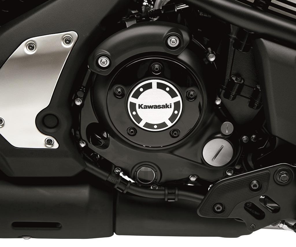 Kupplungsdeckelblende Aluminiumfarben für Vulcan S (Bj.15-19) Original Kawasaki