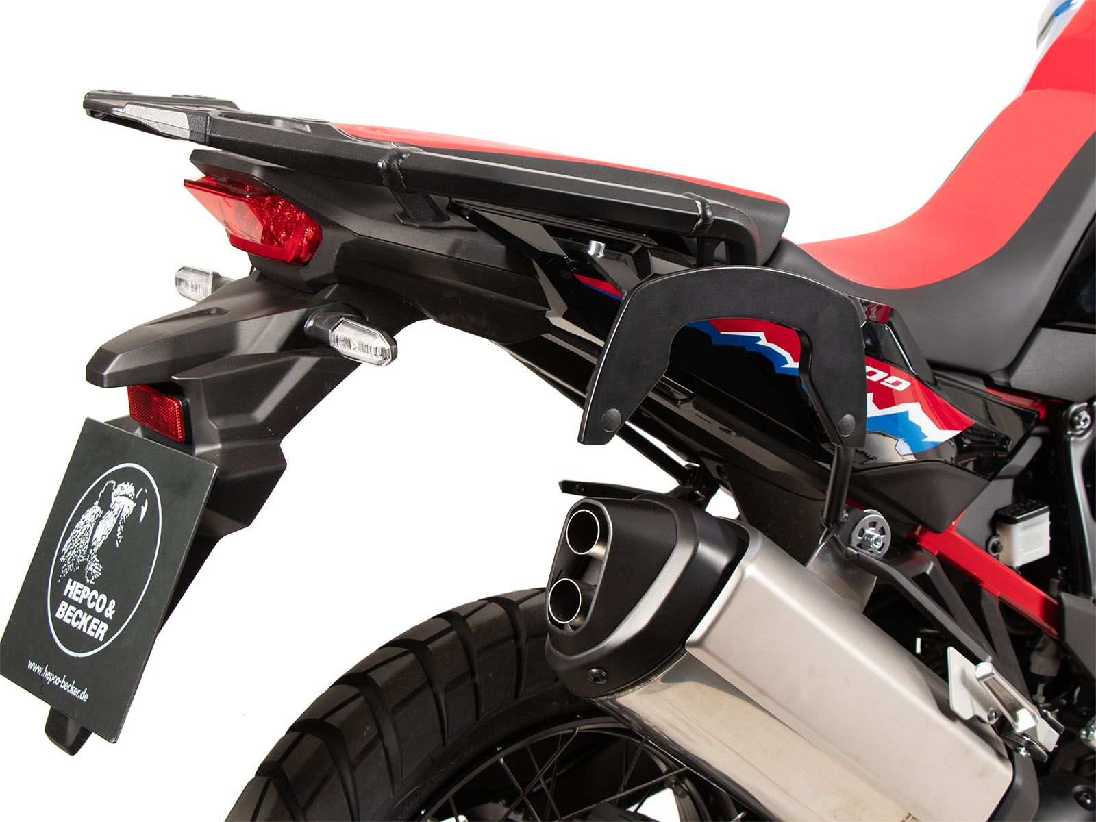 C-Bow Seitenträger schwarz für Honda CRF 1100 Africa Twin Adventure Sports (24-) Hepco & Becker