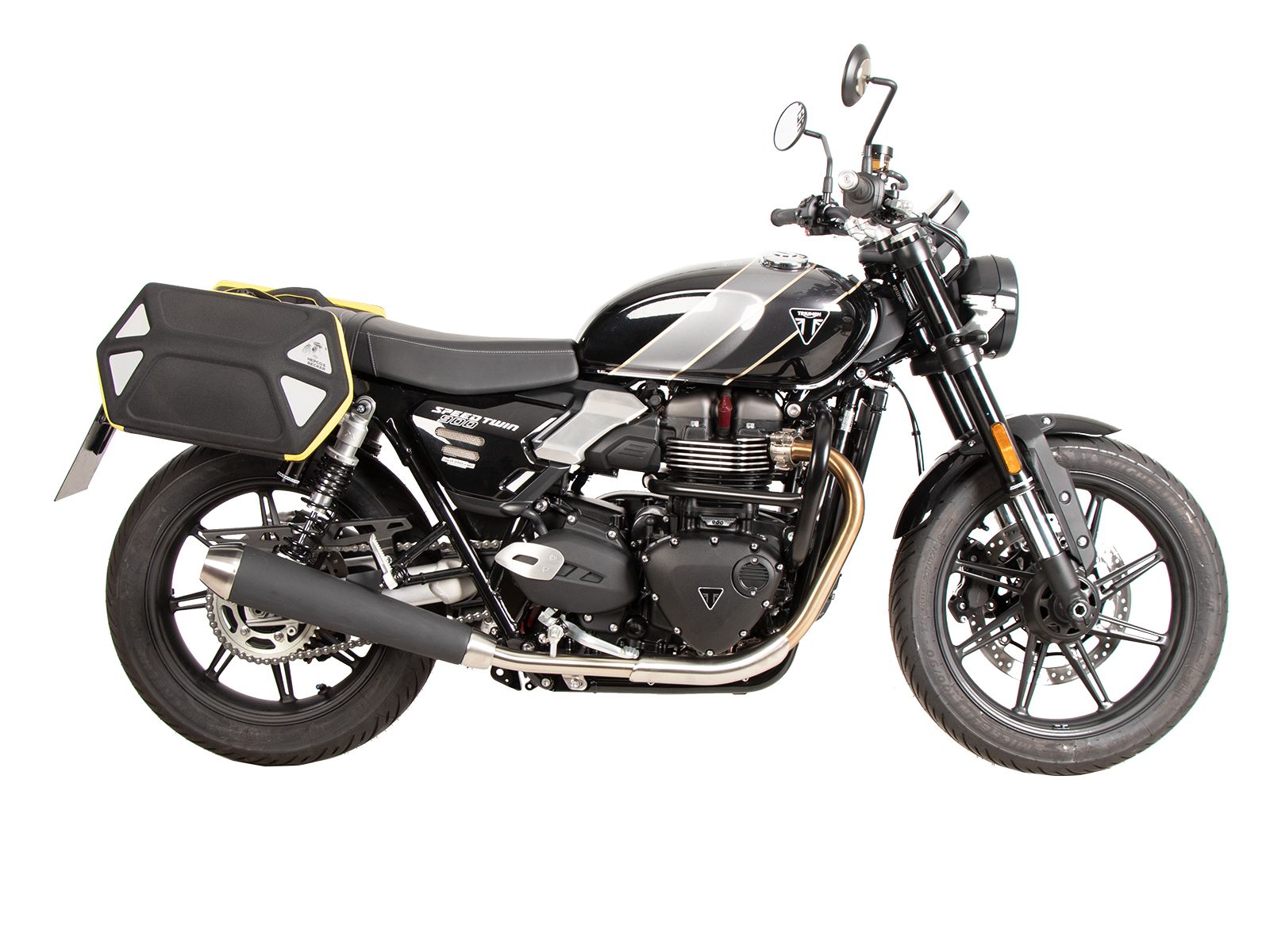C-Bow Seitenträger schwarz für Triumph Speed Twin 900 (25-) Hepco & Becker