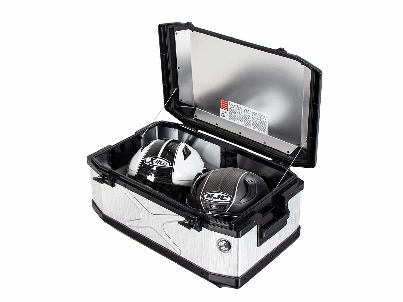 Alu-Topcase Xplorer 60 Liter Aluminium silber Hepco & Becker