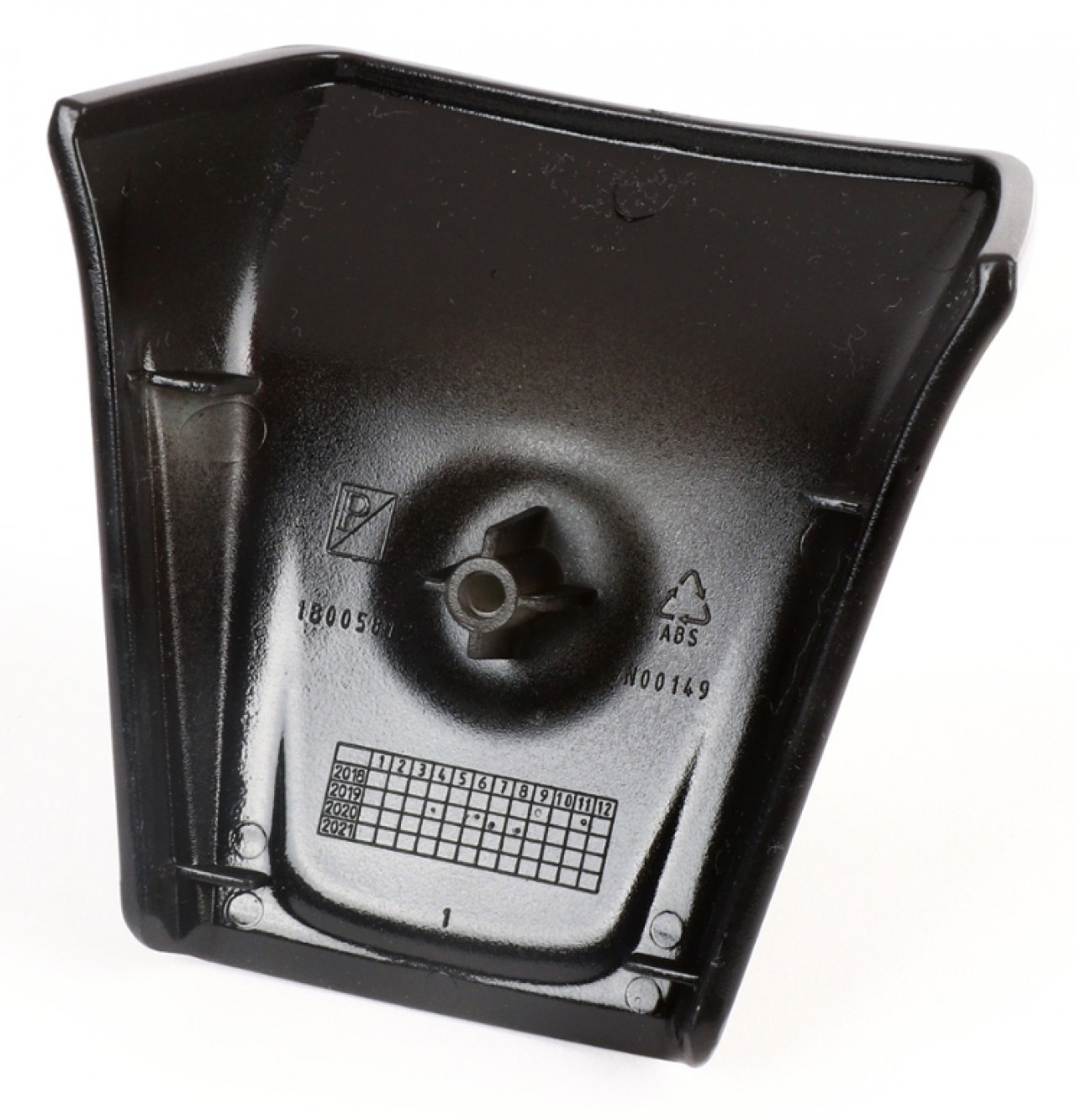 Original Vespa GTS Abdeckung, schwarz glanz für Sitzbankbügel