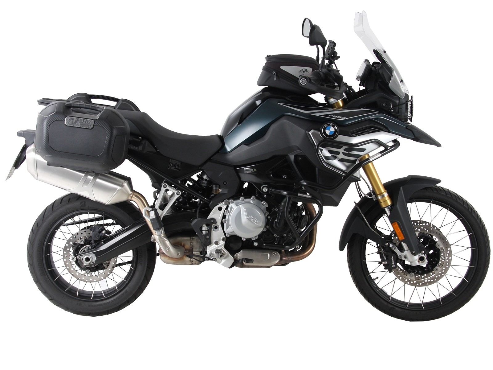 C-Bow Seitenträger schwarz für BMW F 850 GS Hepco & Becker
