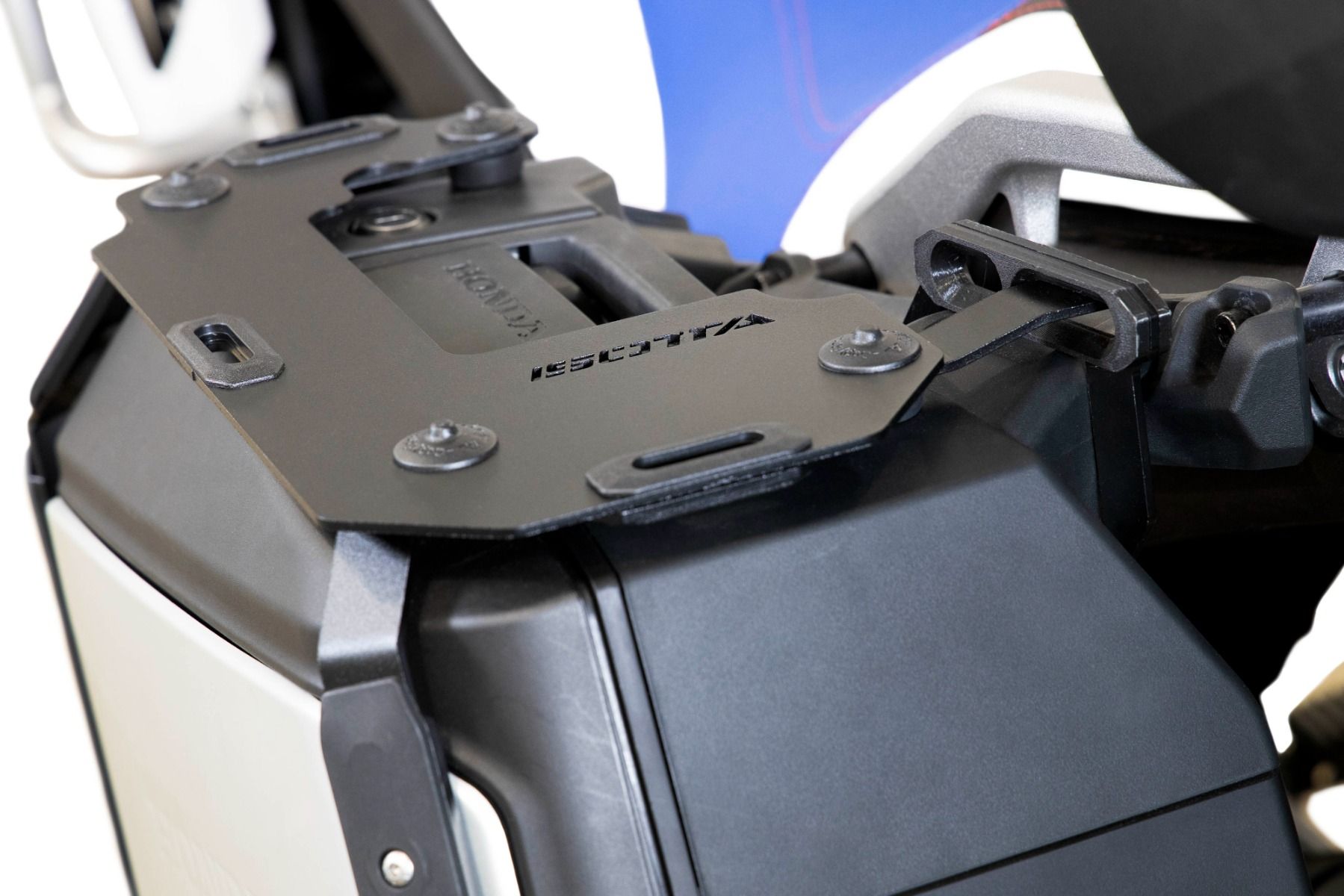 Gepäckträger für Seitenkoffer Honda XL 750 Transalp /NT 1100 /ADV 750 /NC 750 X, Alu, schwarz