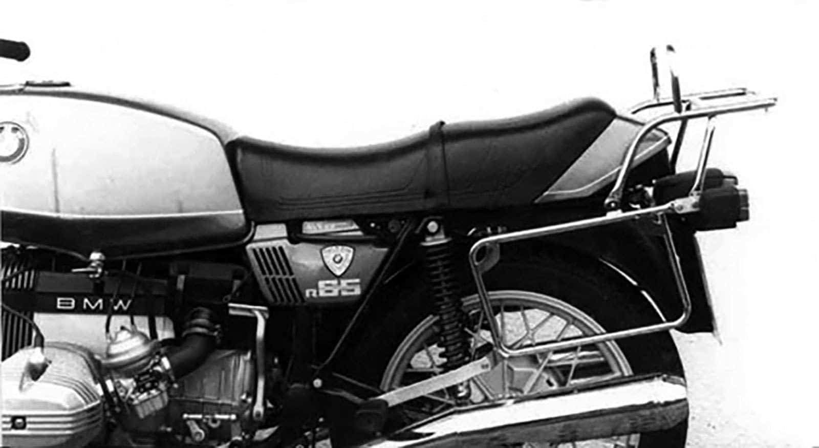 Rohrgepäckbrücke Topcase-Träger und Seitenkofferträger schwarz für BMW R 45 (78-85)/R 65 (78-85)