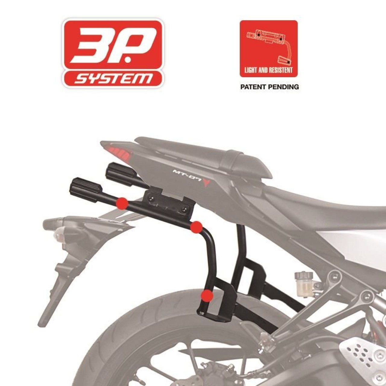 Shad Seitenkofferträger 3P System schwarz lackiert fü Triumph Tiger Sport 660 (22-24)
