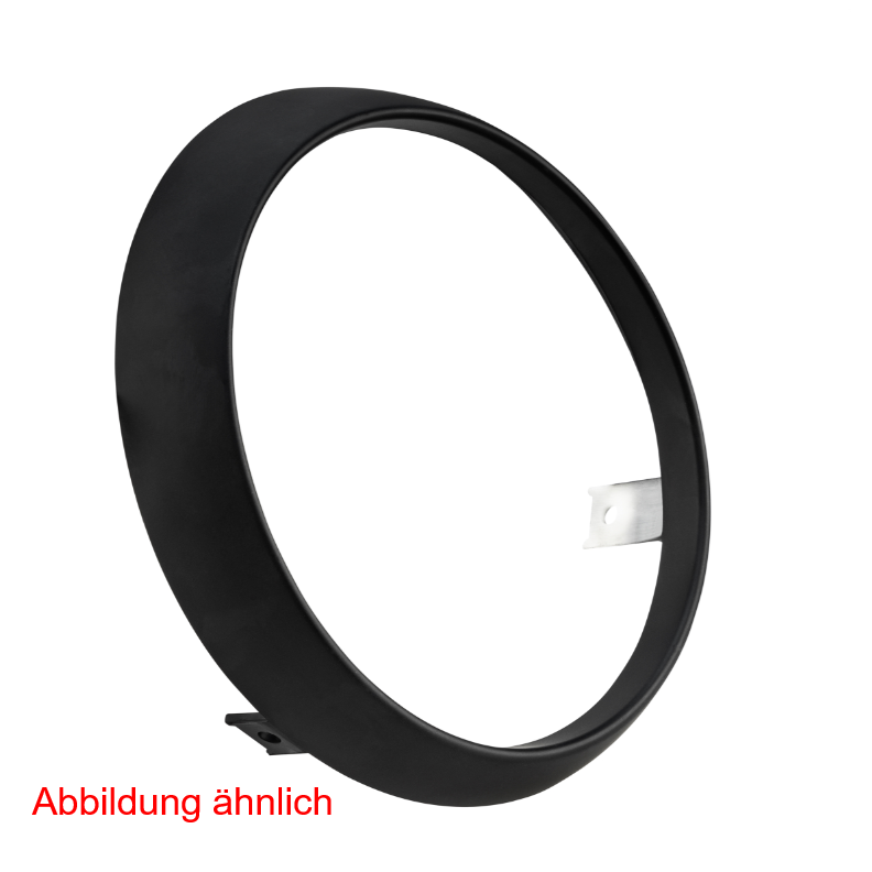 Lampenring für Vespa Primavera /Elettrica 50-150ccm 2T/​4T, schwarz glänzend