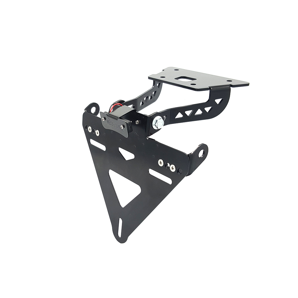 alpha Technik Kennzeichenhalter für Kawasaki Ninja 300; Typ EX300A; Modelljahr 2012-